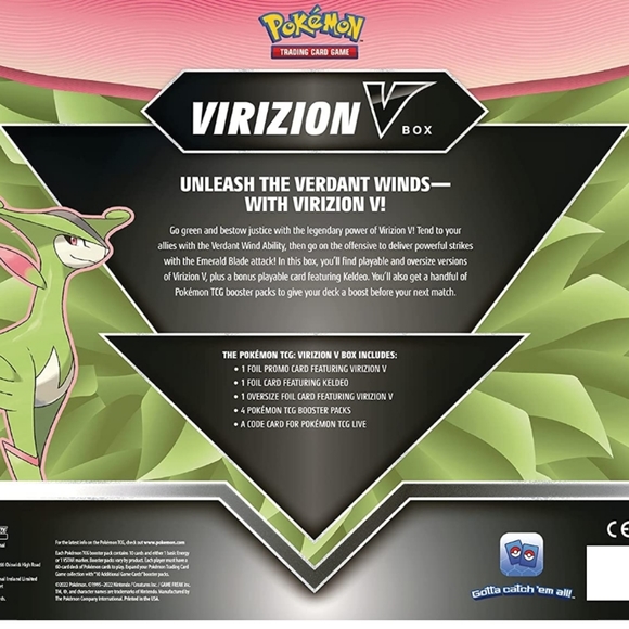 Pokemon Virizion V Box - Picture 3 of 5